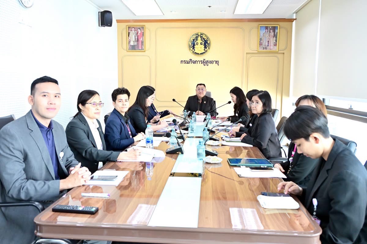 ประชุมขับเคลื่อนการจัดเก็บข้อมูลความต้องการที่ิอยู่อาศัยของผู้สูงอายุ